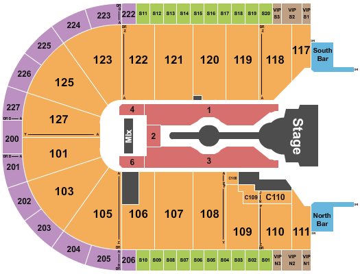 Acrisure Arena Cardi B Seating Chart
